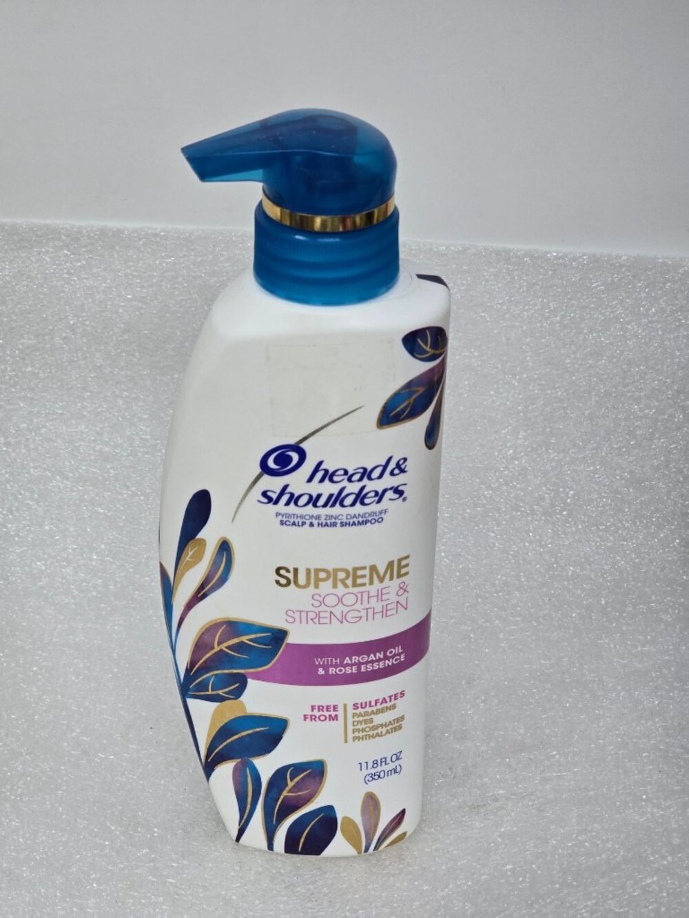 Head & Shoulders Supreme Soothe & Strengthen Shampoo Argan Oil & Rose 11.8 Fl Oz